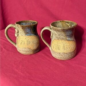 Mi Taza La Tuya, Stoneware Mug set of 2